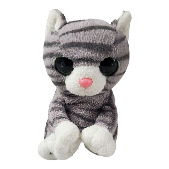 Circo Target Tabby Kitty Cat Gray Striped 7" Sitting Kitten Lovey Plush Toy 2012 - Picture 1 of 10